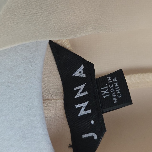 Black and Cream Sheer Open Cardigans - Picture 4 of 4